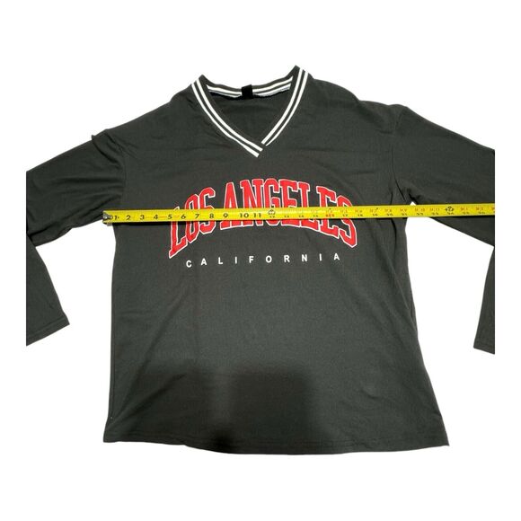 SHEIN MOOSTA Los Angeles Drop Shoulder Women’s Oversized Loose Fit Medium - Picture 11 of 14